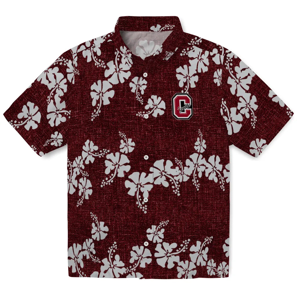 Colgate Raiders Hawaiian Shirt - 50th State Flower | Hula Hawaiian Shirts