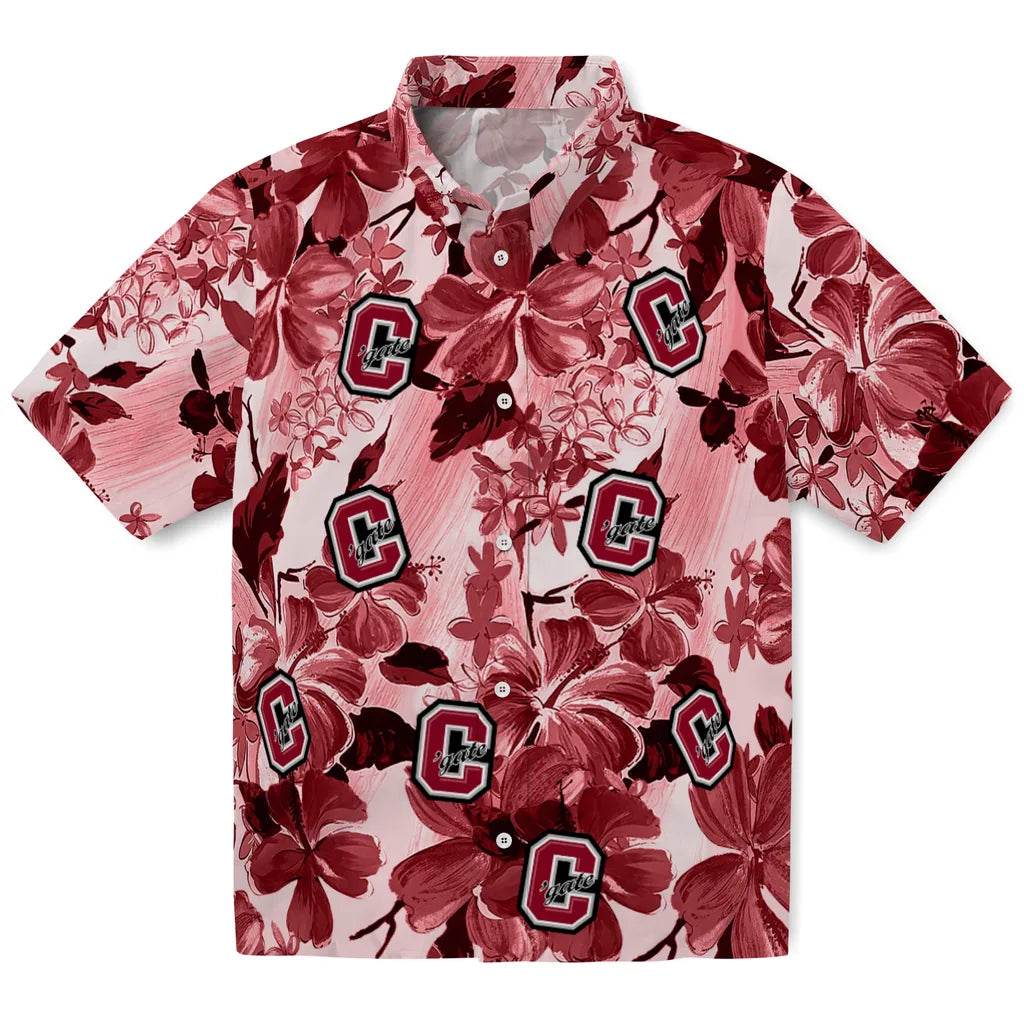Colgate Raiders Hawaiian Shirt - Hibiscus Arrangement | Hula Hawaiian Shirts