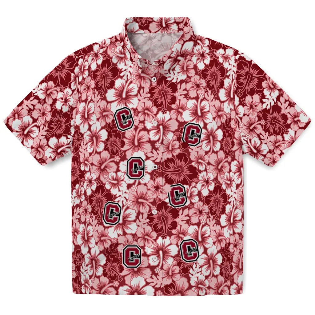 Colgate Raiders Hawaiian Shirt - Hibiscus Blooms | Hula Hawaiian Shirts