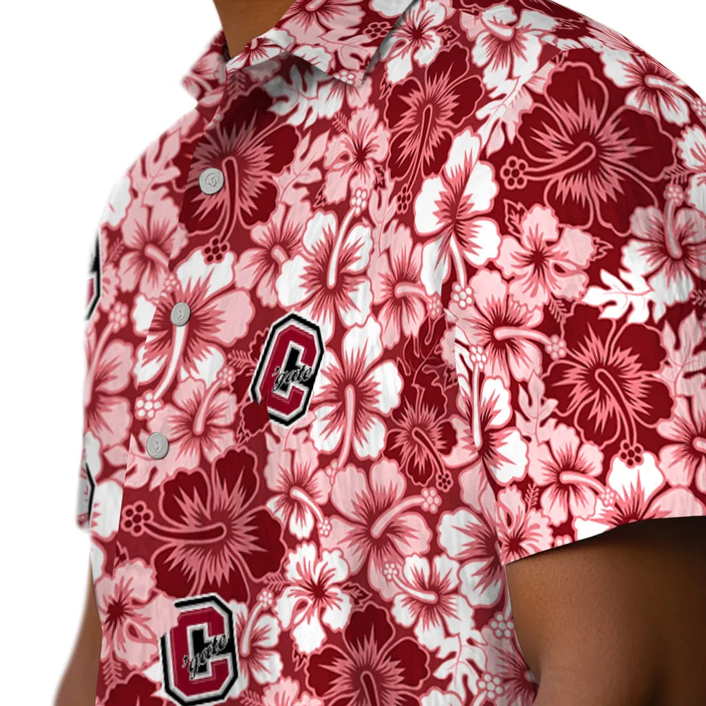 Colgate Raiders Hawaiian Shirt - Hibiscus Blooms | Hula Hawaiian Shirts