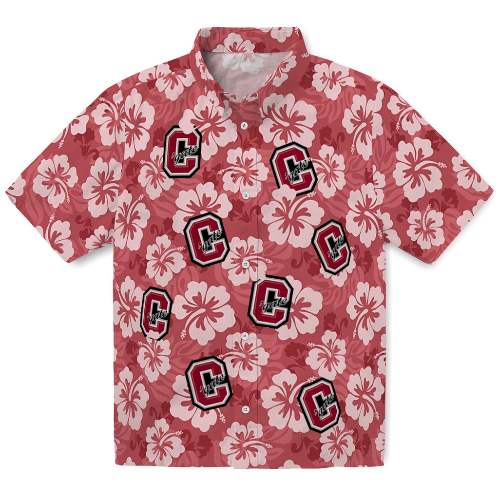 Colgate Raiders Hawaiian Shirt - Hibiscus Cluster | Hula Hawaiian Shirts