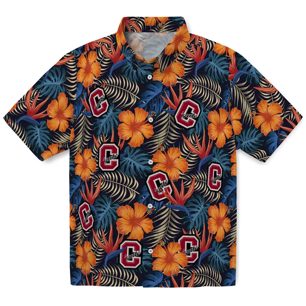 Colgate Raiders Hawaiian Shirt - Hibiscus Foliage | Hula Hawaiian Shirts