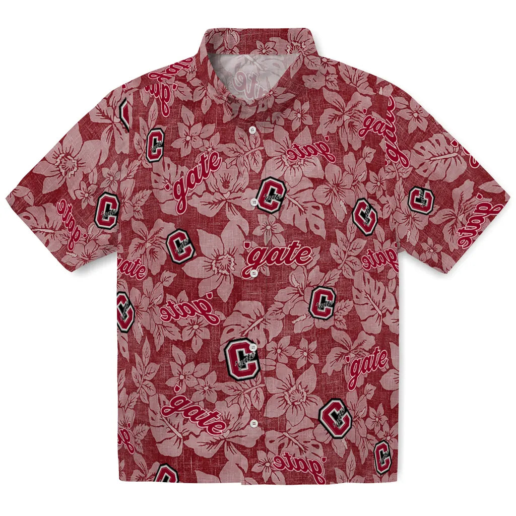Colgate Raiders Hawaiian Shirt - Hibiscus Oasis | Hula Hawaiian Shirts