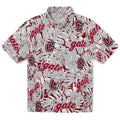 Colgate Raiders Hawaiian Shirt - Hibiscus Overlay | Hula Hawaiian Shirts
