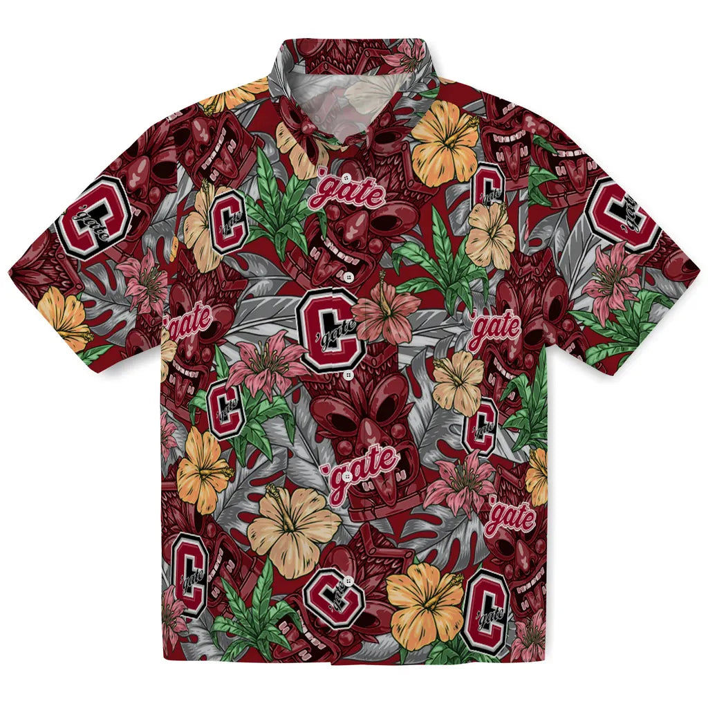Colgate Raiders Hawaiian Shirt - Hibiscus Tiki Jungle | Hula Hawaiian Shirts