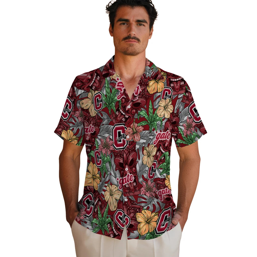 Colgate Raiders Hawaiian Shirt - Hibiscus Tiki Jungle | Hula Hawaiian Shirts