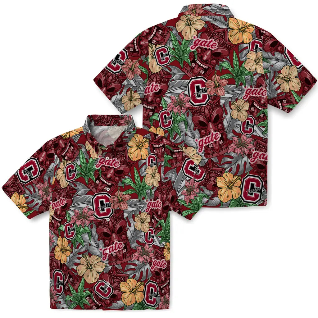 Colgate Raiders Hawaiian Shirt - Hibiscus Tiki Jungle | Hula Hawaiian Shirts