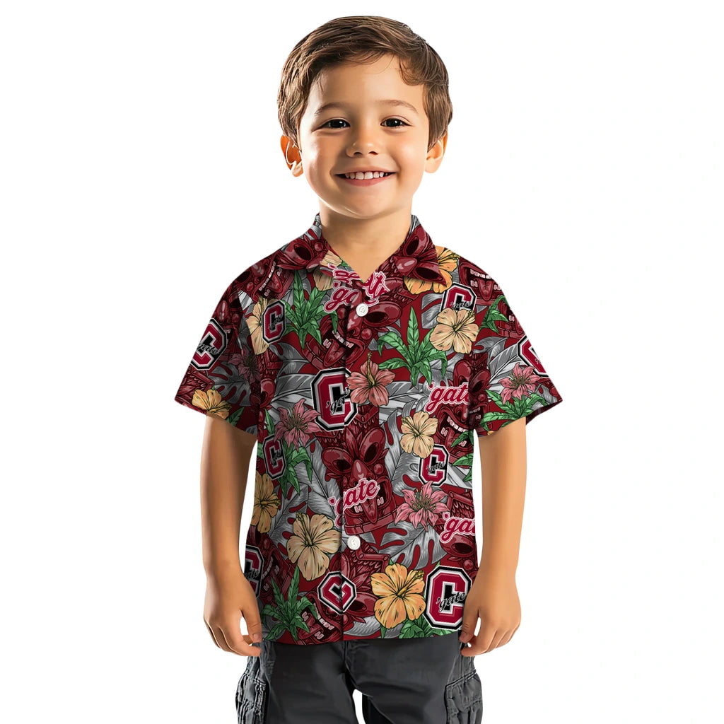 Colgate Raiders Hawaiian Shirt - Hibiscus Tiki Jungle | Hula Hawaiian Shirts