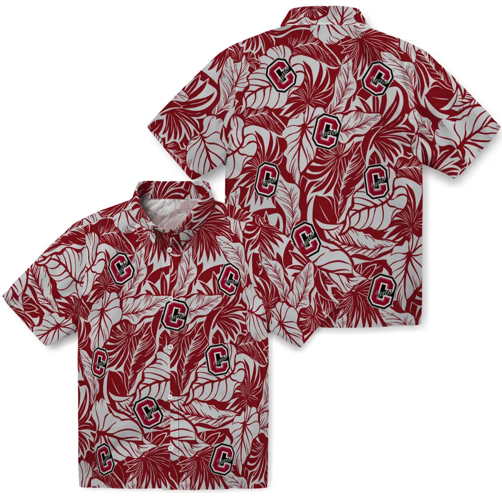 Colgate Raiders Hawaiian Shirt - Monstera Layer | Hula Hawaiian Shirts