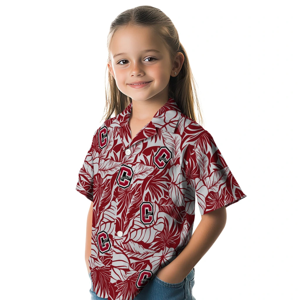 Colgate Raiders Hawaiian Shirt - Monstera Layer | Hula Hawaiian Shirts