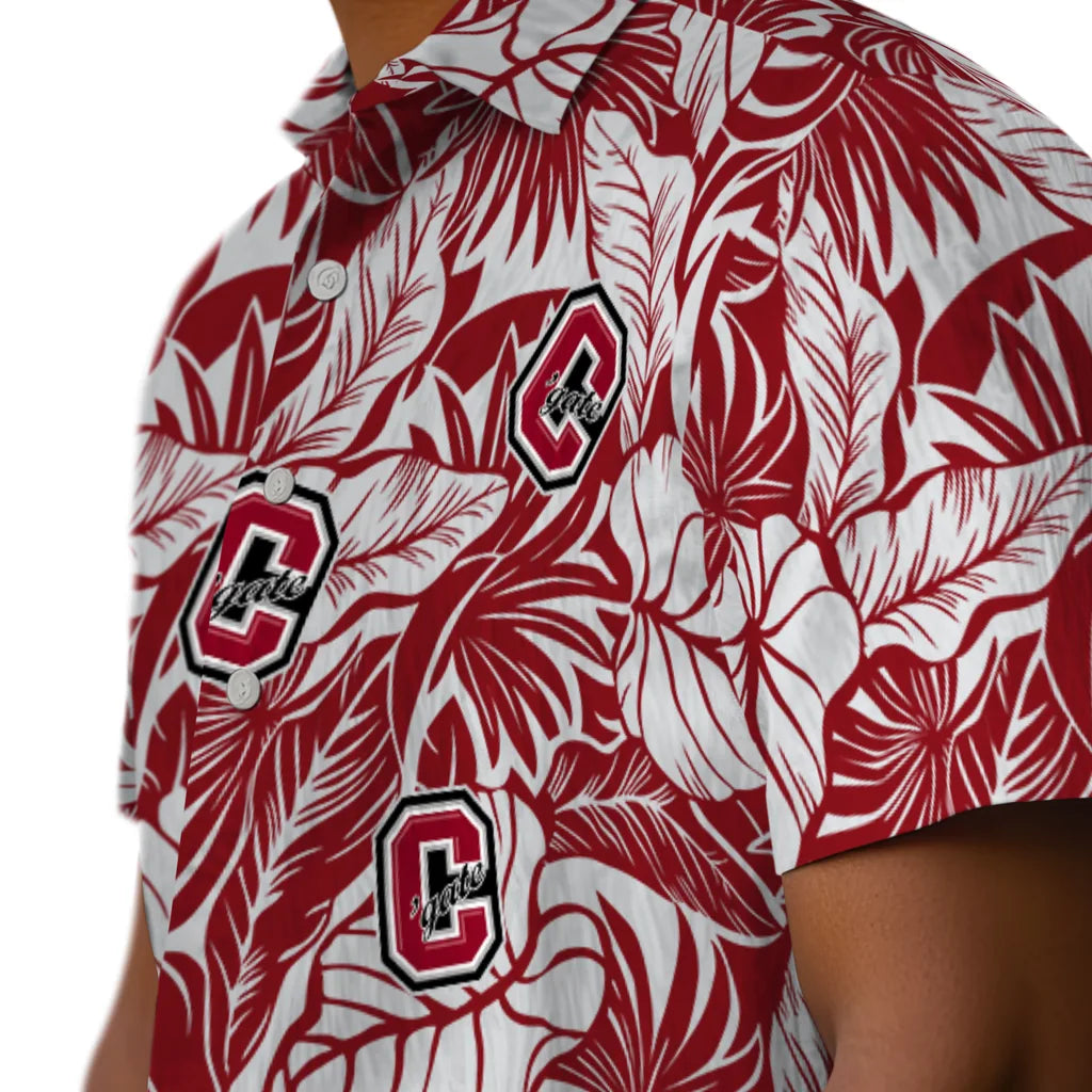 Colgate Raiders Hawaiian Shirt - Monstera Layer | Hula Hawaiian Shirts