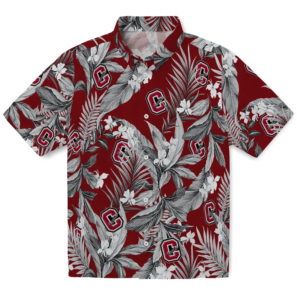 Colgate Raiders Hawaiian Shirt - Palm Leaves | Hula Hawaiian Shirts