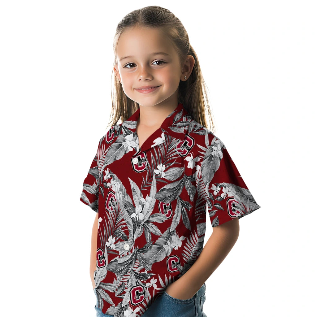 Colgate Raiders Hawaiian Shirt - Palm Leaves | Hula Hawaiian Shirts
