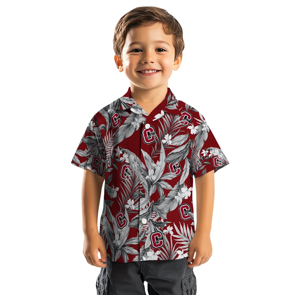 Colgate Raiders Hawaiian Shirt - Palm Leaves | Hula Hawaiian Shirts