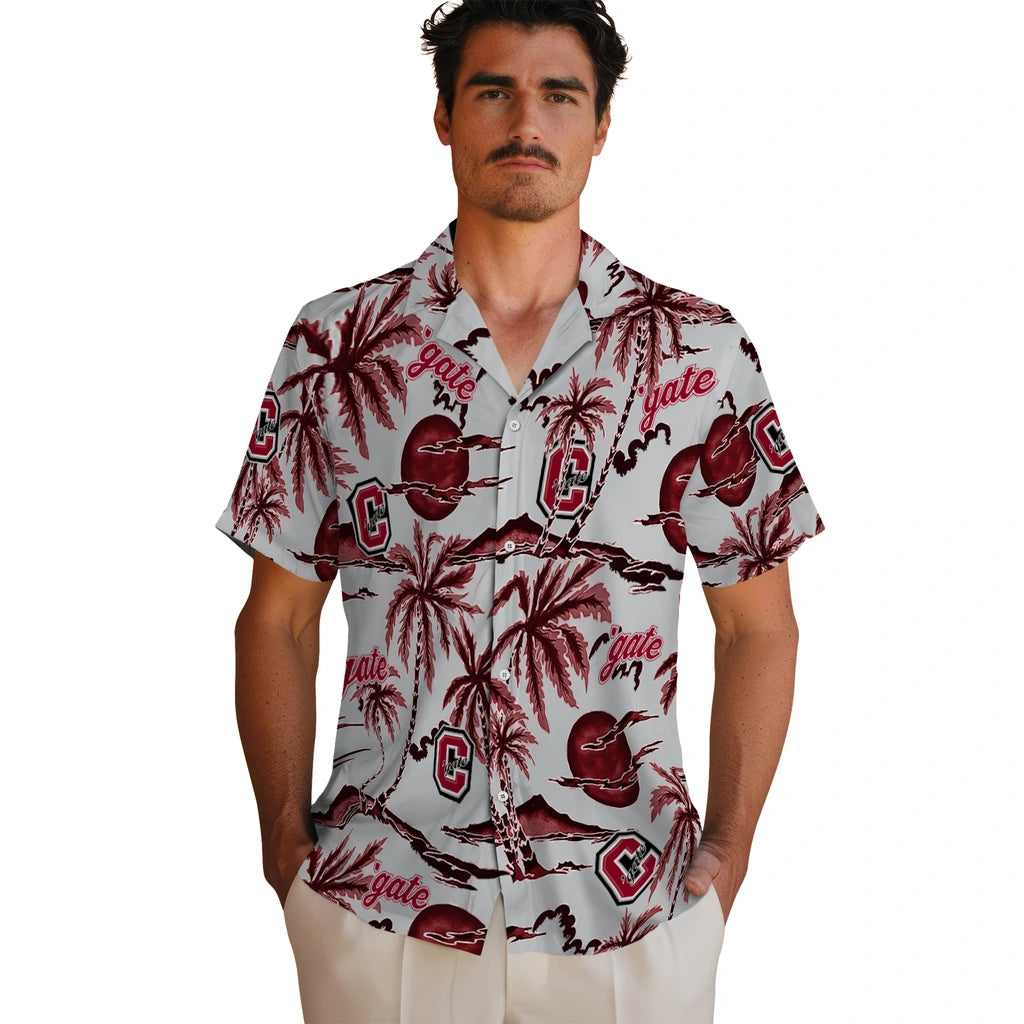 Colgate Raiders Hawaiian Shirt - Palm Sunset | Hula Hawaiian Shirts
