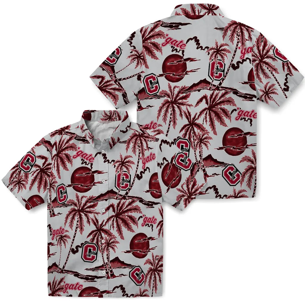 Colgate Raiders Hawaiian Shirt - Palm Sunset | Hula Hawaiian Shirts