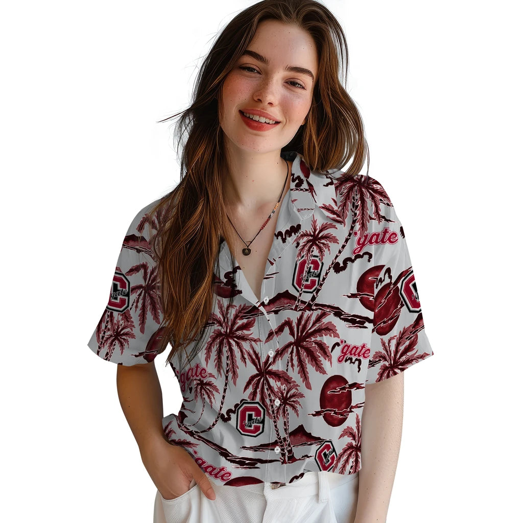 Colgate Raiders Hawaiian Shirt - Palm Sunset | Hula Hawaiian Shirts