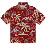 Colgate Raiders Hawaiian Shirt - Palm Tree Island | Hula Hawaiian Shirts