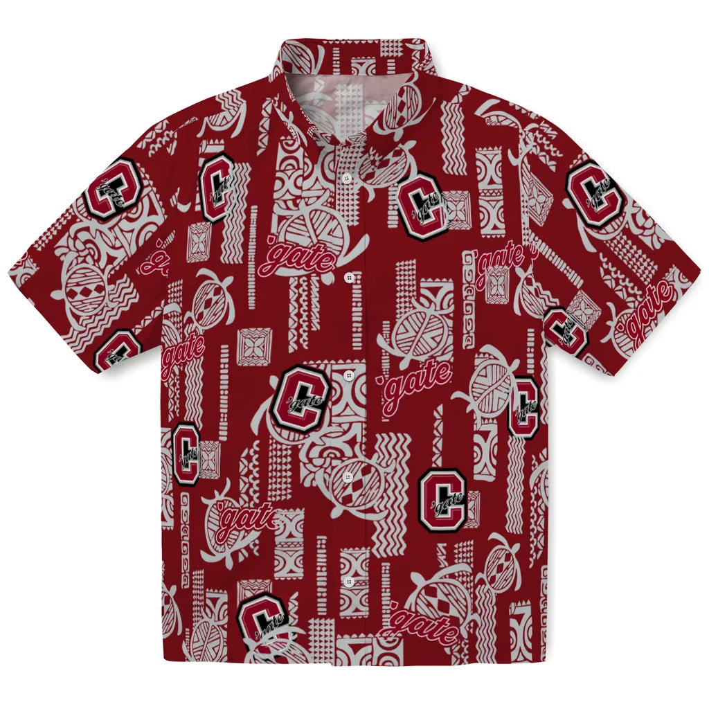 Colgate Raiders Hawaiian Shirt - Turtle Lines | Hula Hawaiian Shirts