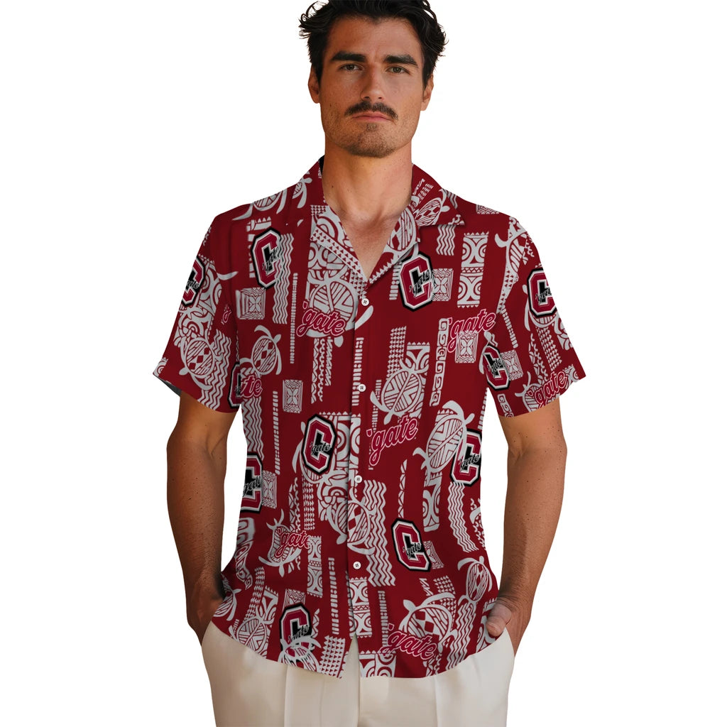 Colgate Raiders Hawaiian Shirt - Turtle Lines | Hula Hawaiian Shirts