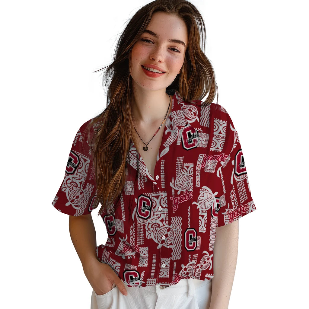 Colgate Raiders Hawaiian Shirt - Turtle Lines | Hula Hawaiian Shirts