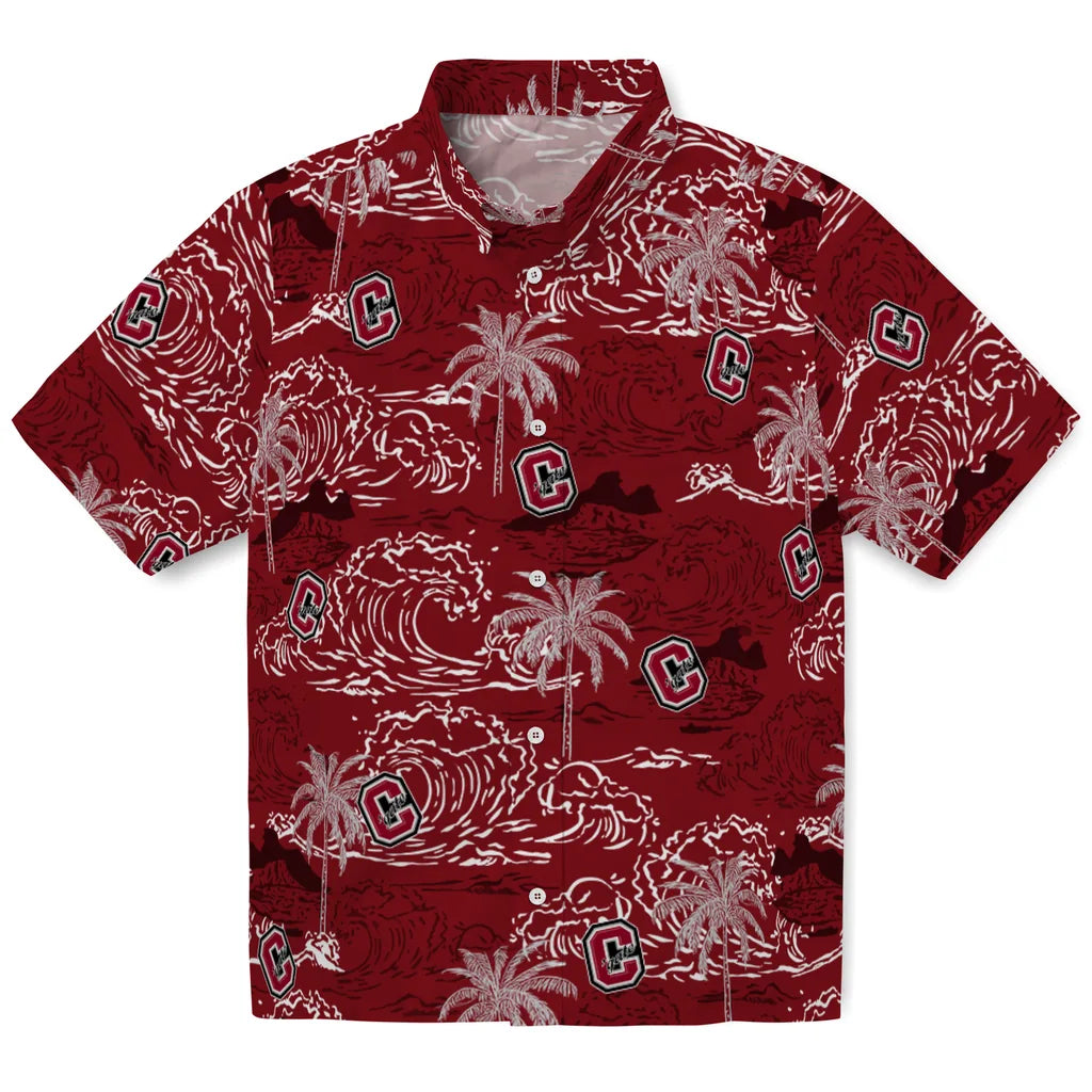 Colgate Raiders Hawaiian Shirt - Wave Palm | Hula Hawaiian Shirts