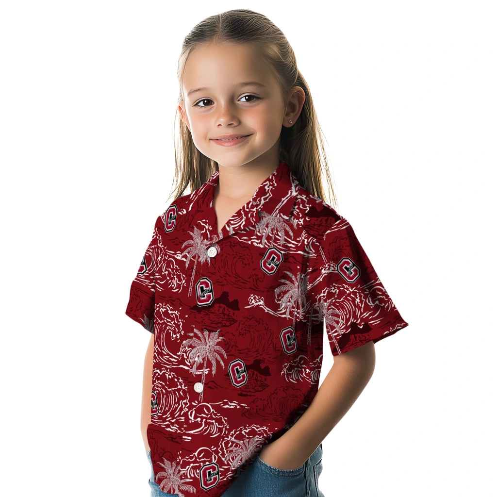 Colgate Raiders Hawaiian Shirt - Wave Palm | Hula Hawaiian Shirts