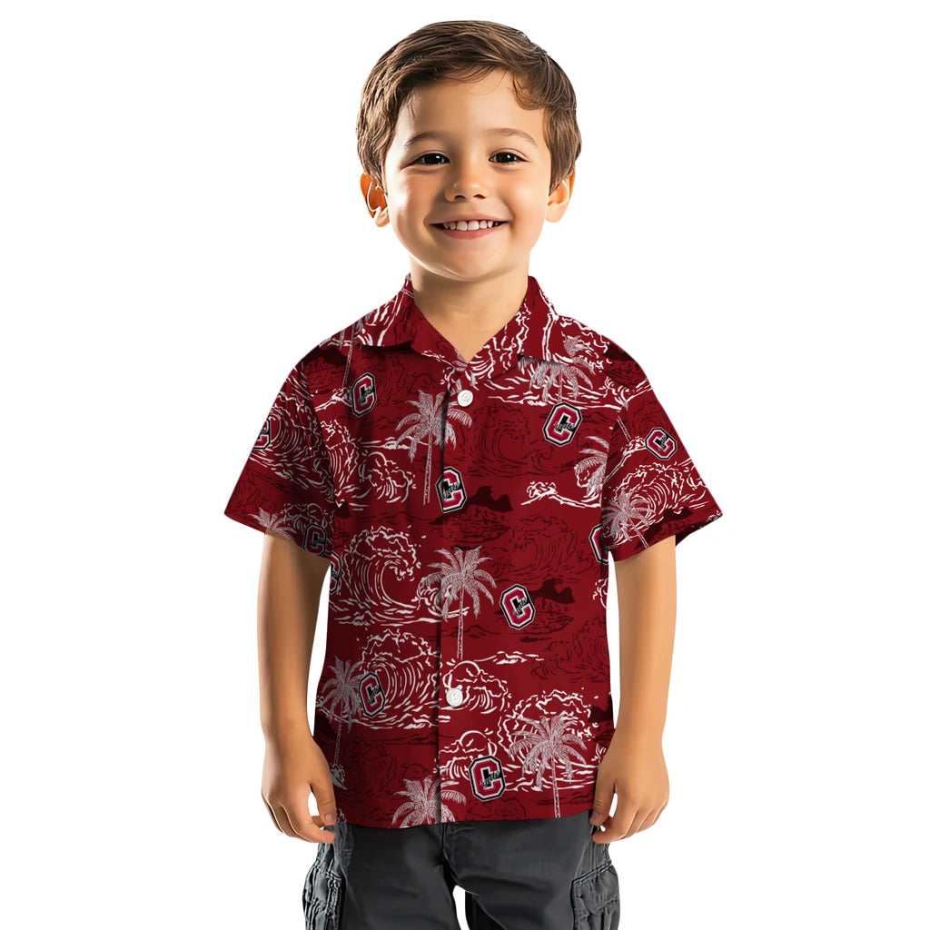 Colgate Raiders Hawaiian Shirt - Wave Palm | Hula Hawaiian Shirts