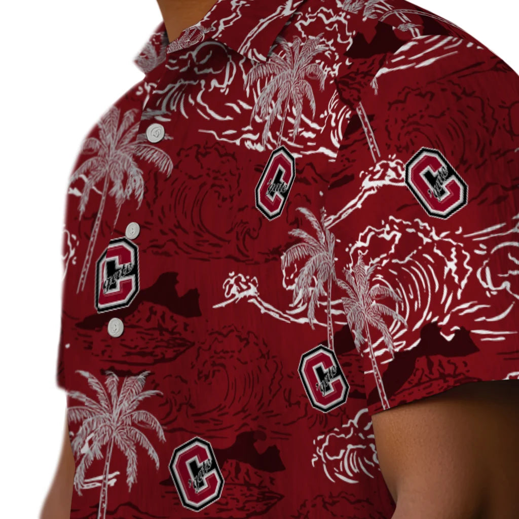 Colgate Raiders Hawaiian Shirt - Wave Palm | Hula Hawaiian Shirts