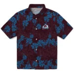 Colorado Avalanche Hawaiian Shirt - 50th State Flower | Hula Hawaiian Shirts