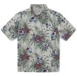 Colorado Avalanche Hawaiian Shirt - Hibiscus Designs | Hula Hawaiian Shirts