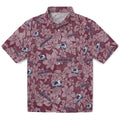 Colorado Avalanche Hawaiian Shirt - Hibiscus Oasis | Hula Hawaiian Shirts