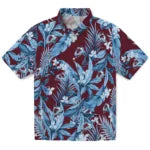 Colorado Avalanche Hawaiian Shirt - Palm Leaves | Hula Hawaiian Shirts