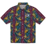 Colorado Avalanche Hawaiian Shirt - Paradise Vines | Hula Hawaiian Shirts