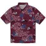 Colorado Avalanche Hawaiian Shirt - Wave Palm | Hula Hawaiian Shirts