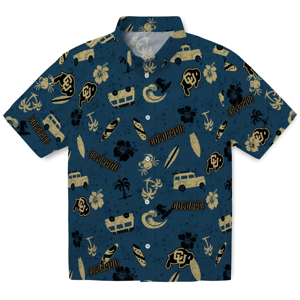 Colorado Buffaloes Hawaiian Shirt - Beach Vibe | Hula Hawaiian Shirts