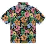 Colorado Buffaloes Hawaiian Shirt - Brilliant Hibiscus Garden | Hula Hawaiian Shirts