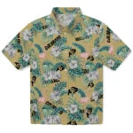 Colorado Buffaloes Hawaiian Shirt - Flamingo and Hibiscus | Hula Hawaiian Shirts
