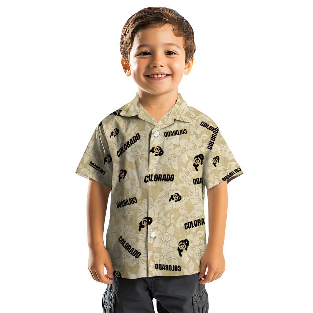 Colorado Buffaloes Hawaiian Shirt - Hibiscus Oasis | Hula Hawaiian Shirts