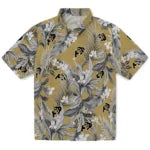 Colorado Buffaloes Hawaiian Shirt - Palm Leaves | Hula Hawaiian Shirts