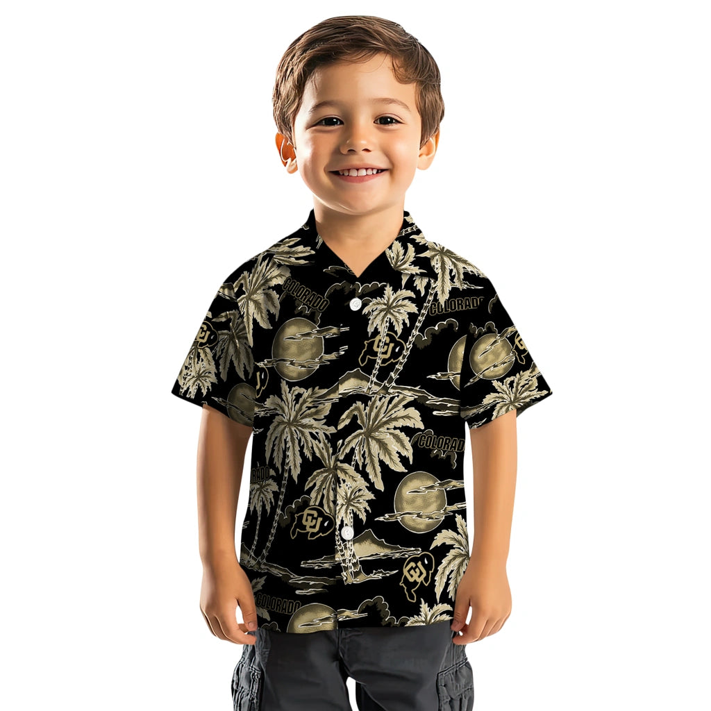 Colorado Buffaloes Hawaiian Shirt - Palm Sunset | Hula Hawaiian Shirts
