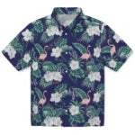 Colorado Rockies Hawaiian Shirt - Flamingo and Hibiscus | Hula Hawaiian Shirts