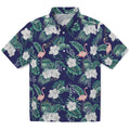 Colorado Rockies Hawaiian Shirt - Flamingo and Hibiscus | Hula Hawaiian Shirts