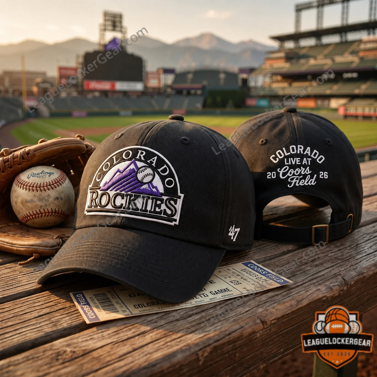 Colorado Rockies Live At Coors Field 2026 Baseball Hat