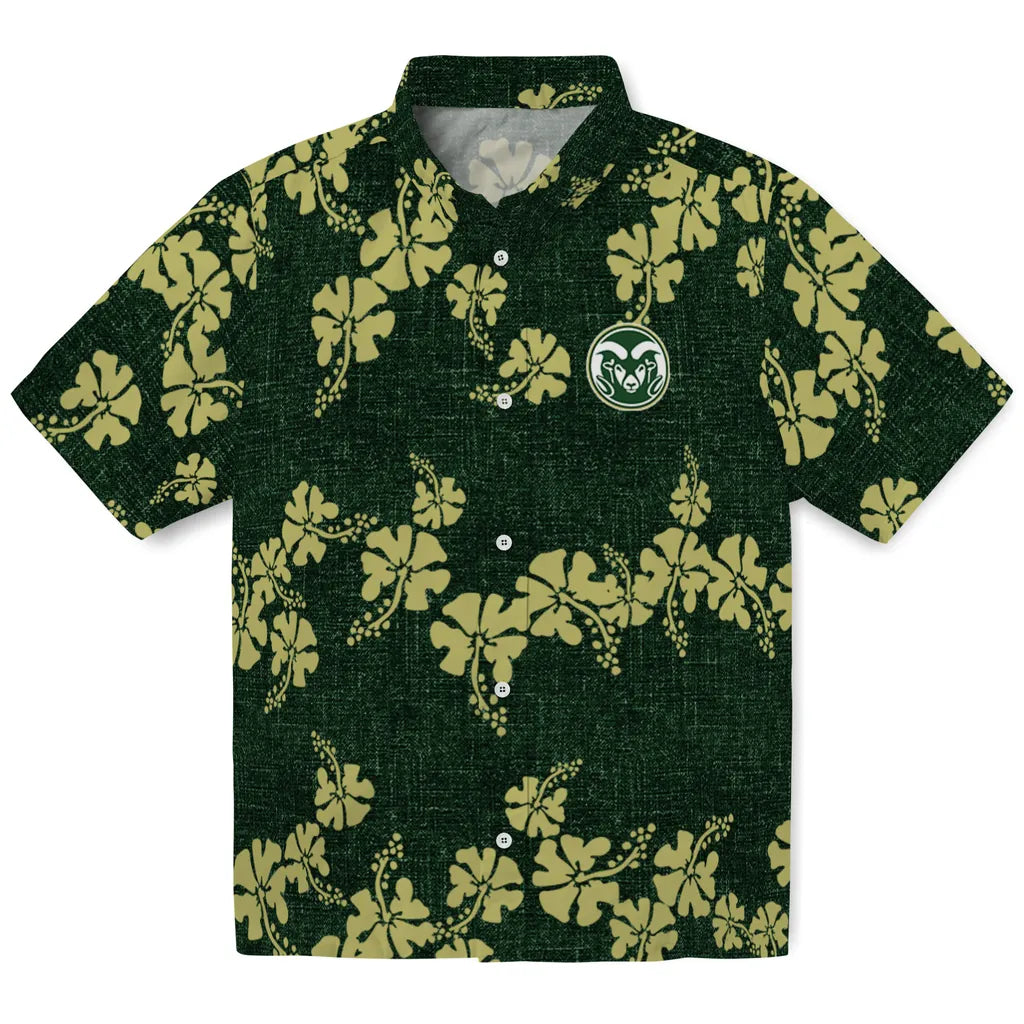 Colorado State Rams Hawaiian Shirt - 50th State Flower | Hula Hawaiian Shirts