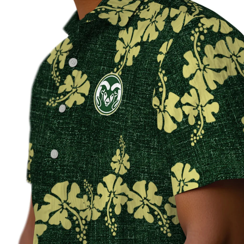 Colorado State Rams Hawaiian Shirt - 50th State Flower | Hula Hawaiian Shirts