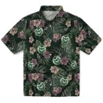Colorado State Rams Hawaiian Shirt - Hibiscus Leaves Pattern | Hula Hawaiian Shirts
