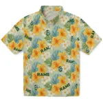 Colorado State Rams Hawaiian Shirt - Hibiscus Mood | Hula Hawaiian Shirts