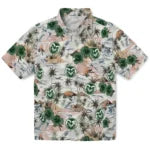 Colorado State Rams Hawaiian Shirt - Hibiscus Seaside | Hula Hawaiian Shirts