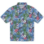 Colorado State Rams Hawaiian Shirt - Pineapple Bouquet | Hula Hawaiian Shirts